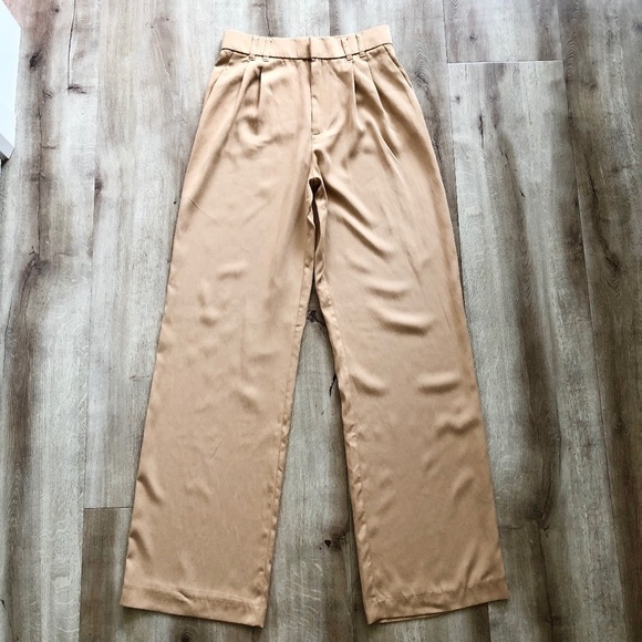 Zara, Full Length, High-Waisted Pants, Wide Leg, Size XS, NEW, With Tags - Picture 3 of 16